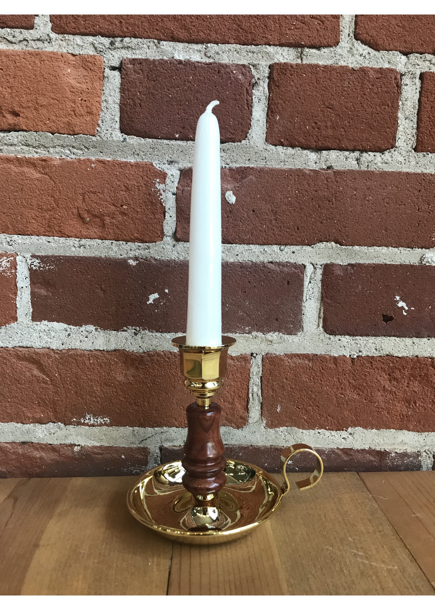 Plan B Artisans Wood and Metal Tapered Candle Holders