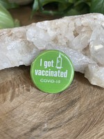 Tangled Up In Hue I Got Vaccinated Pin