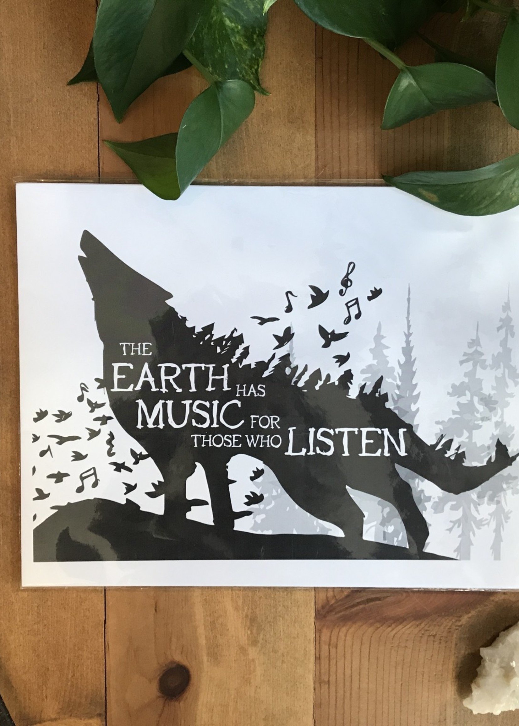 The Earth Has Music For Those Who Listen Art Print