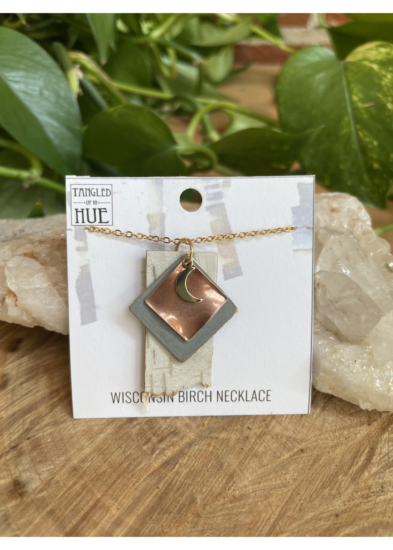 Tangled Up In Hue Handmade Birch Necklaces
