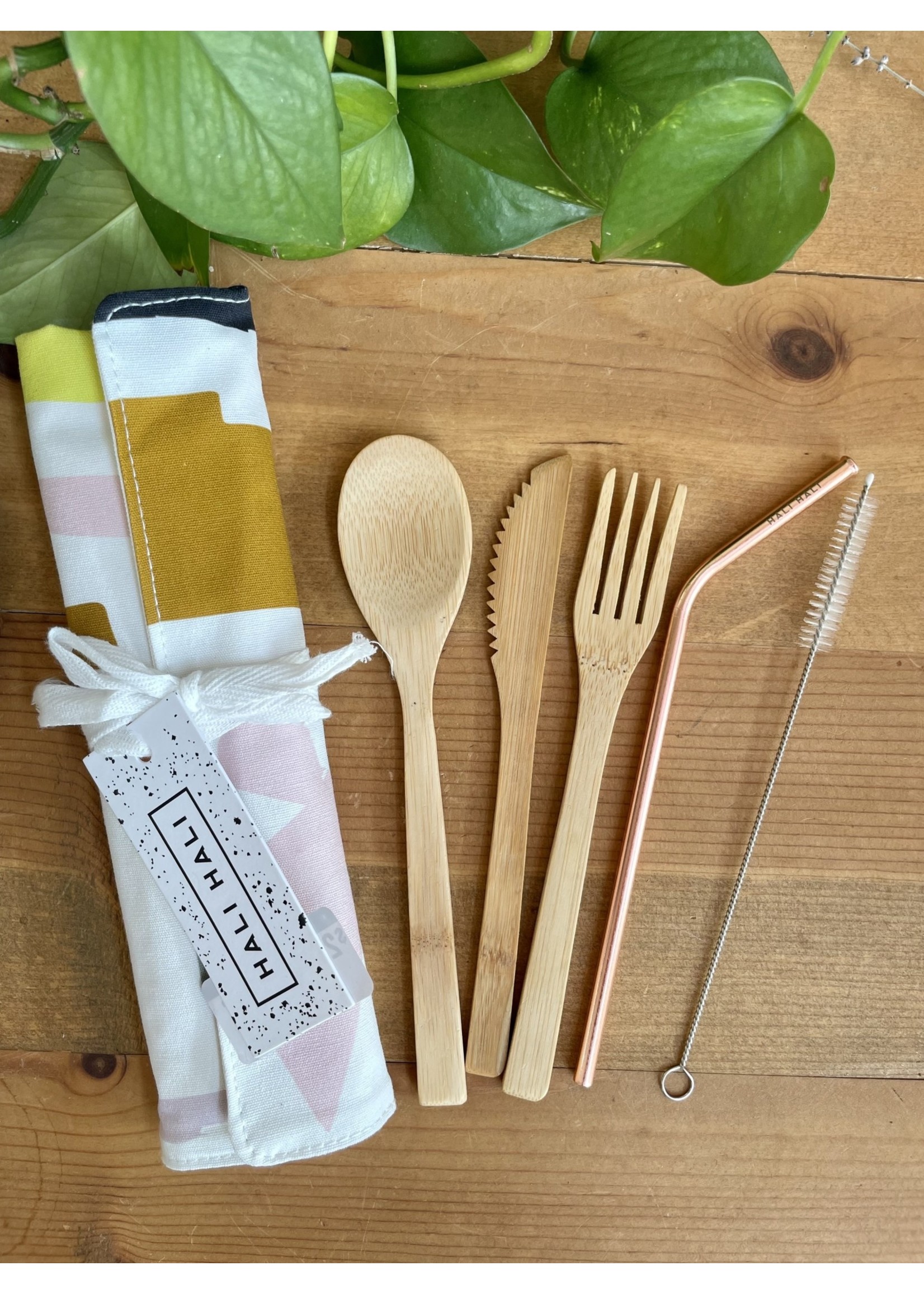 EcoFriendly Reusable Cutlery Set Tangled Up In Hue