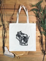 Tangled Up In Hue Tote Bag - Wisconsin Nature