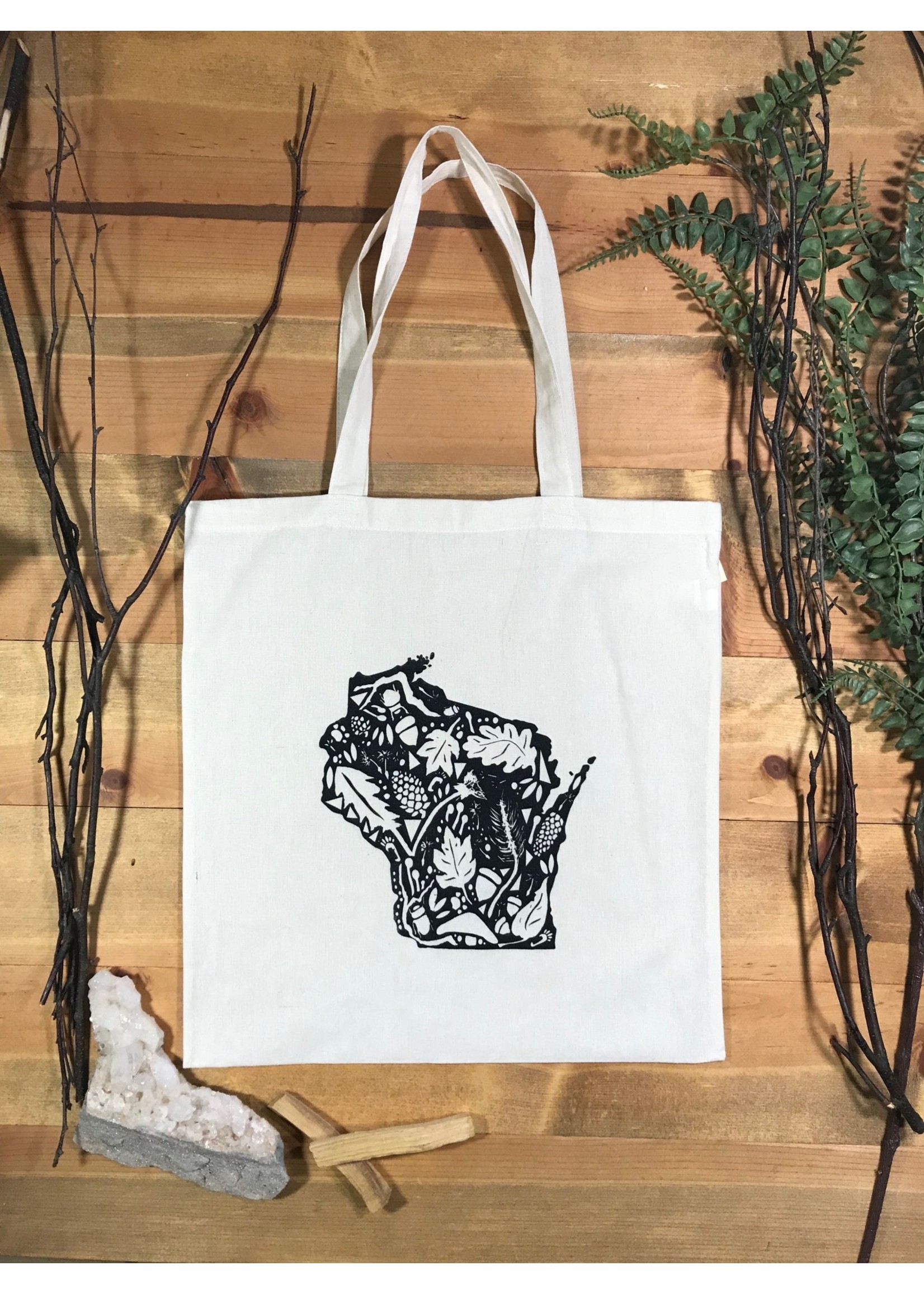 Tangled Up In Hue Tote Bag - Wisconsin Nature