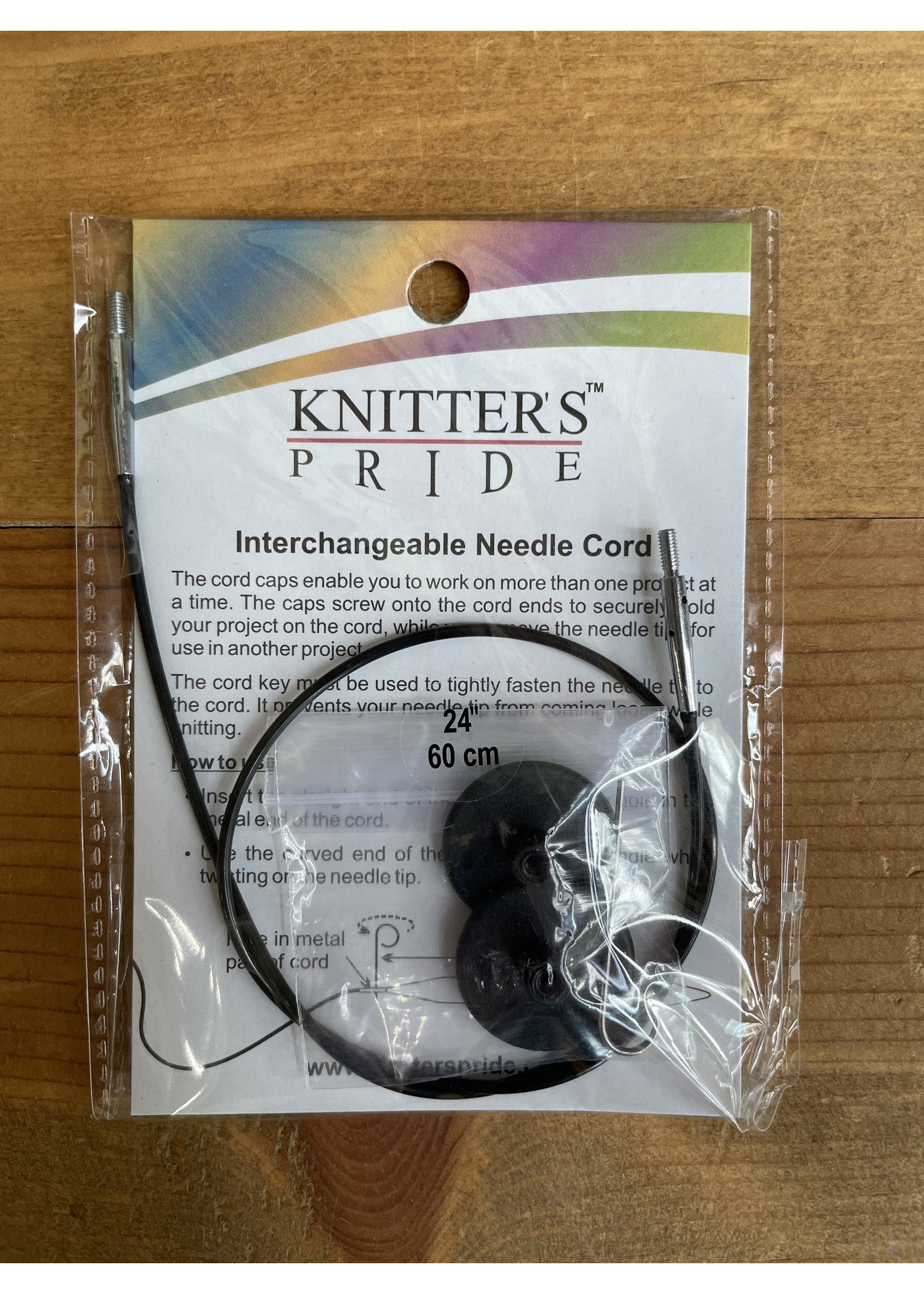 Knitter's Pride Interchangeable Cord 60 Black