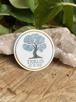 Tangled Up In Hue Sticker - Tangled Logo 2"