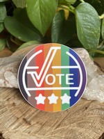 Tangled Up In Hue Sticker - Rainbow Vote