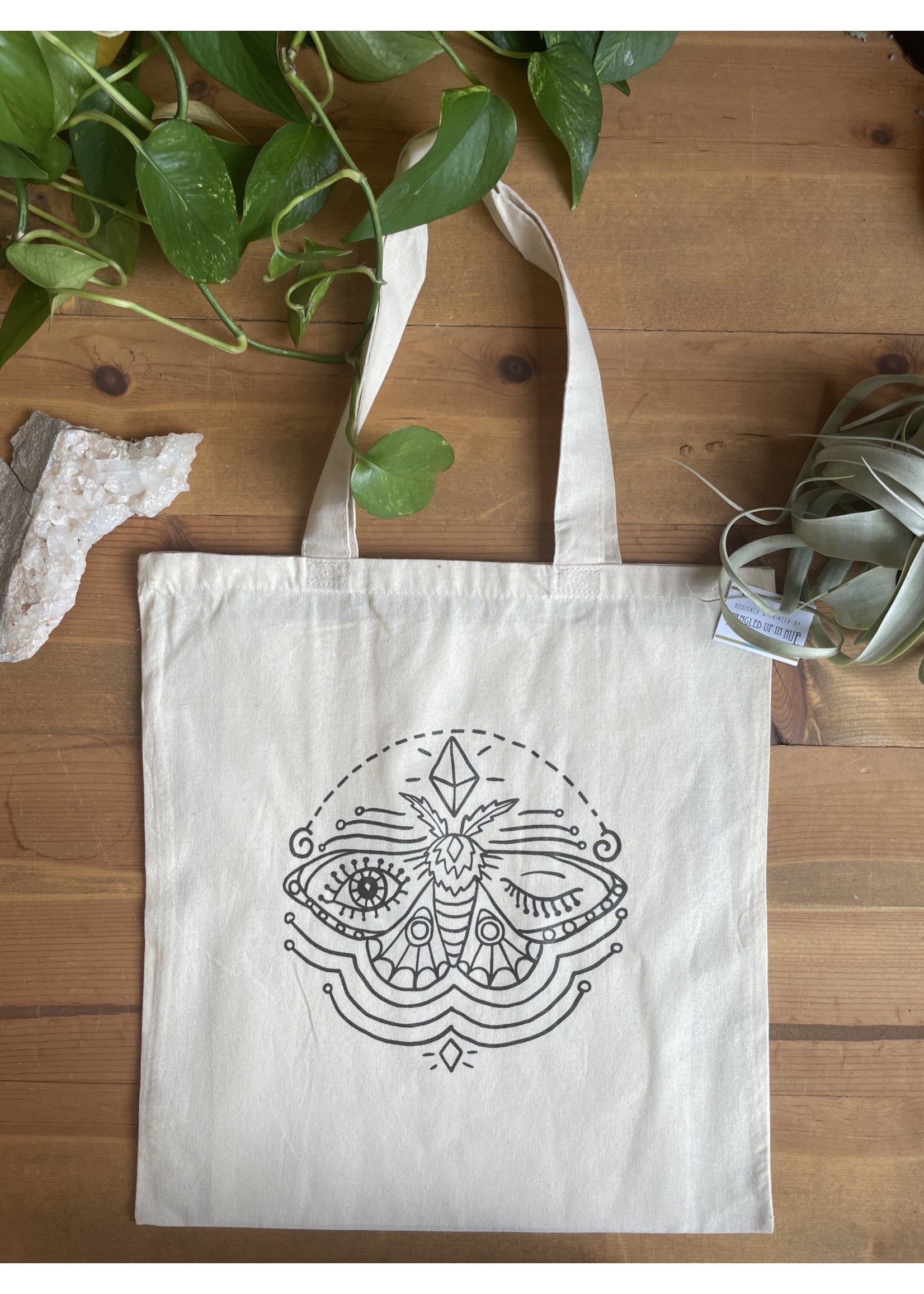 Tangled Up In Hue Tote Bag - Winking Moth