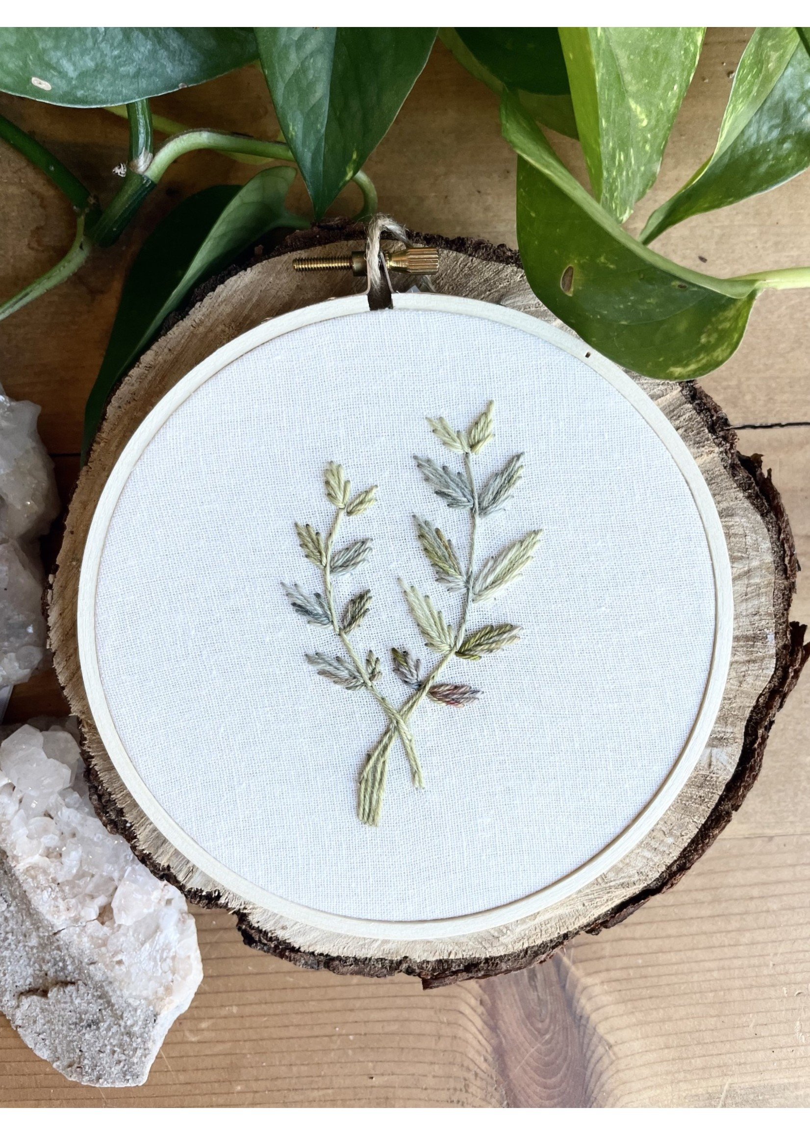 Islay's Terrace - Botanical Embroidery