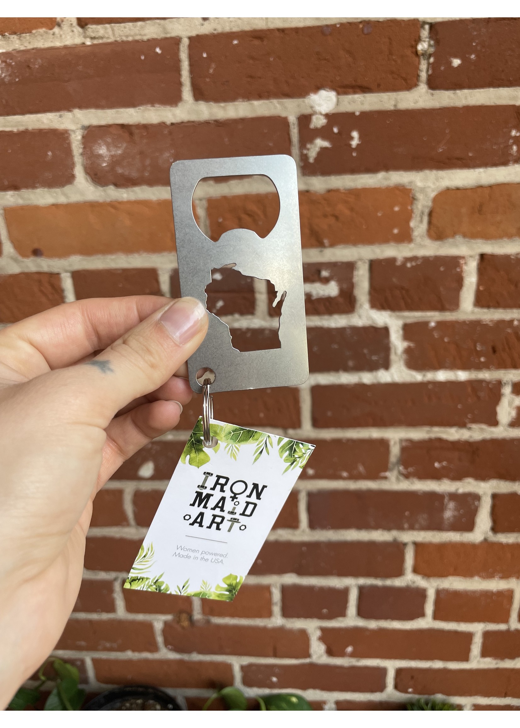 Iron Maid Art Bottle Opener