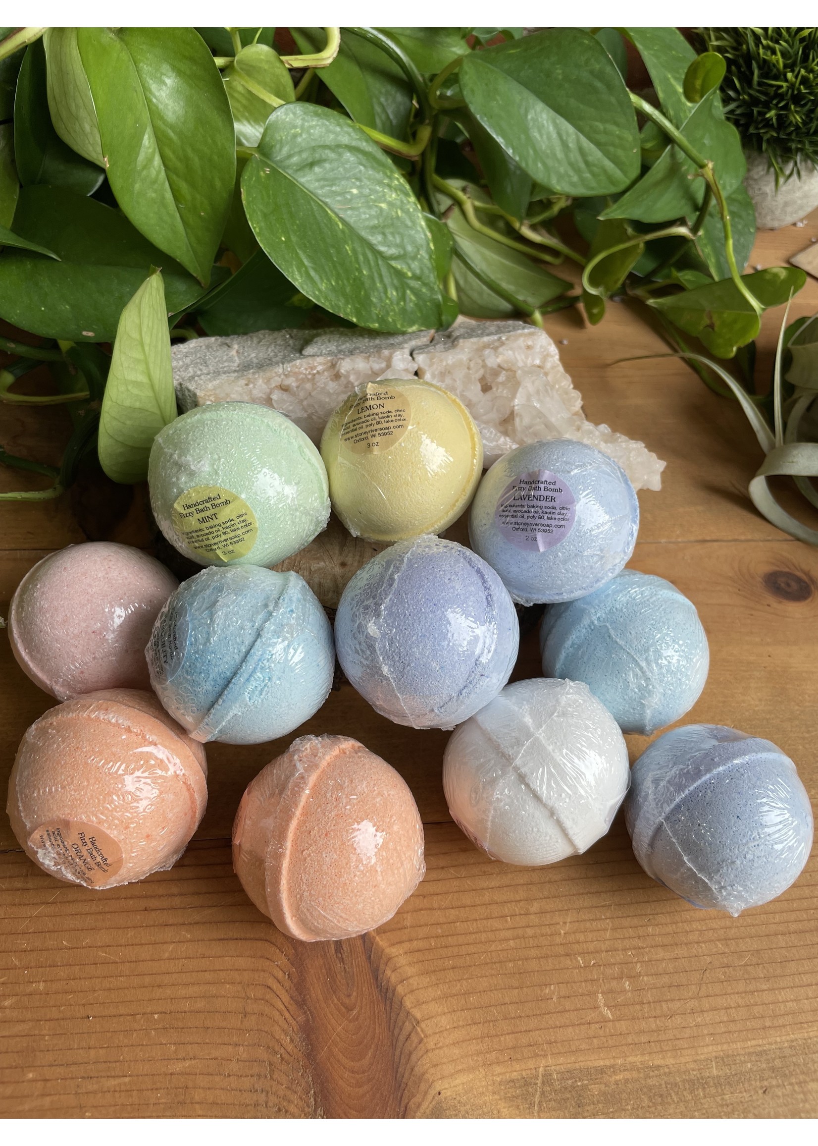 Bath Bombs, 2.5 in. diameter – Stoney River Soap