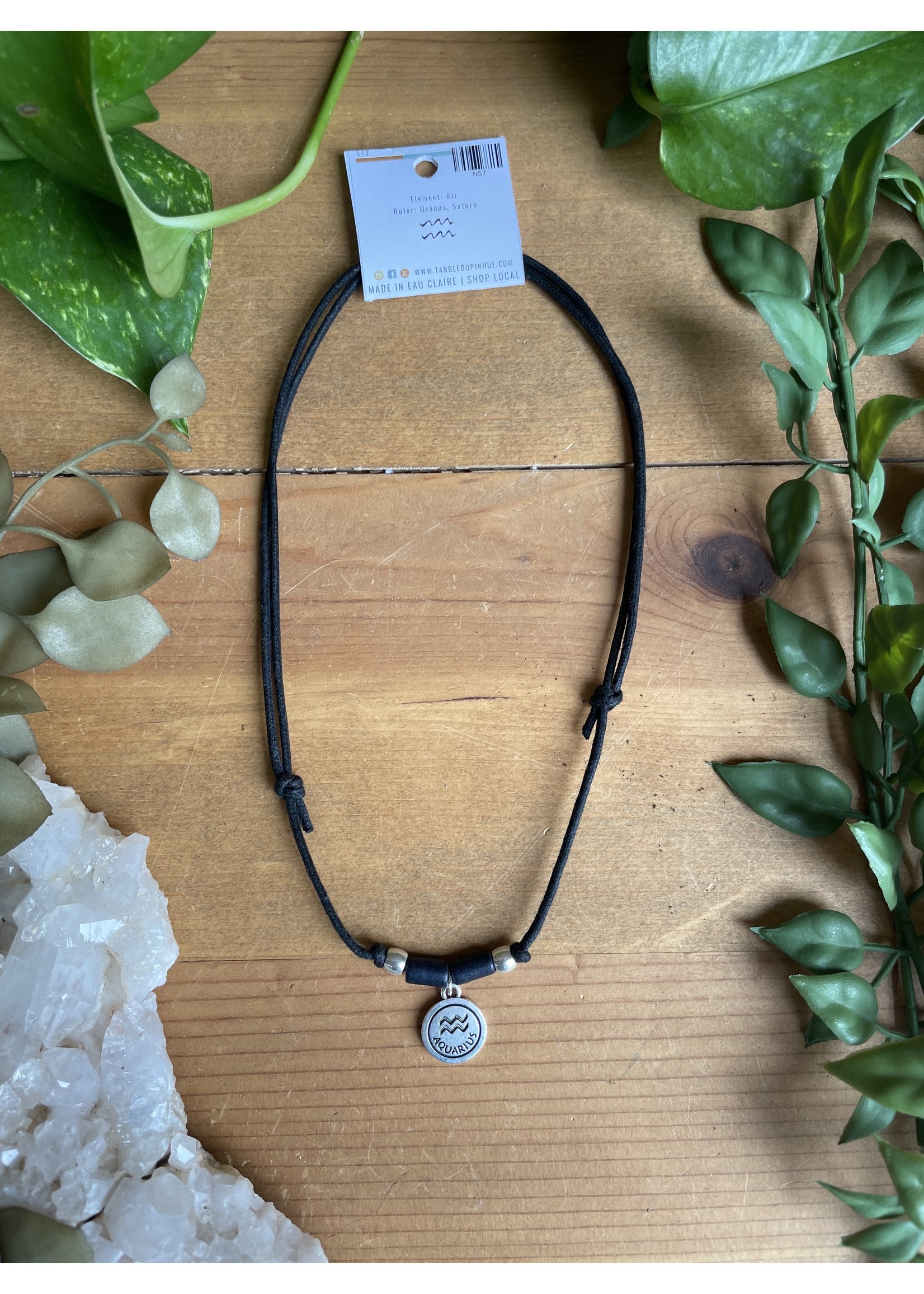 Adjustable Zodiac Necklace Tangled Up In Hue