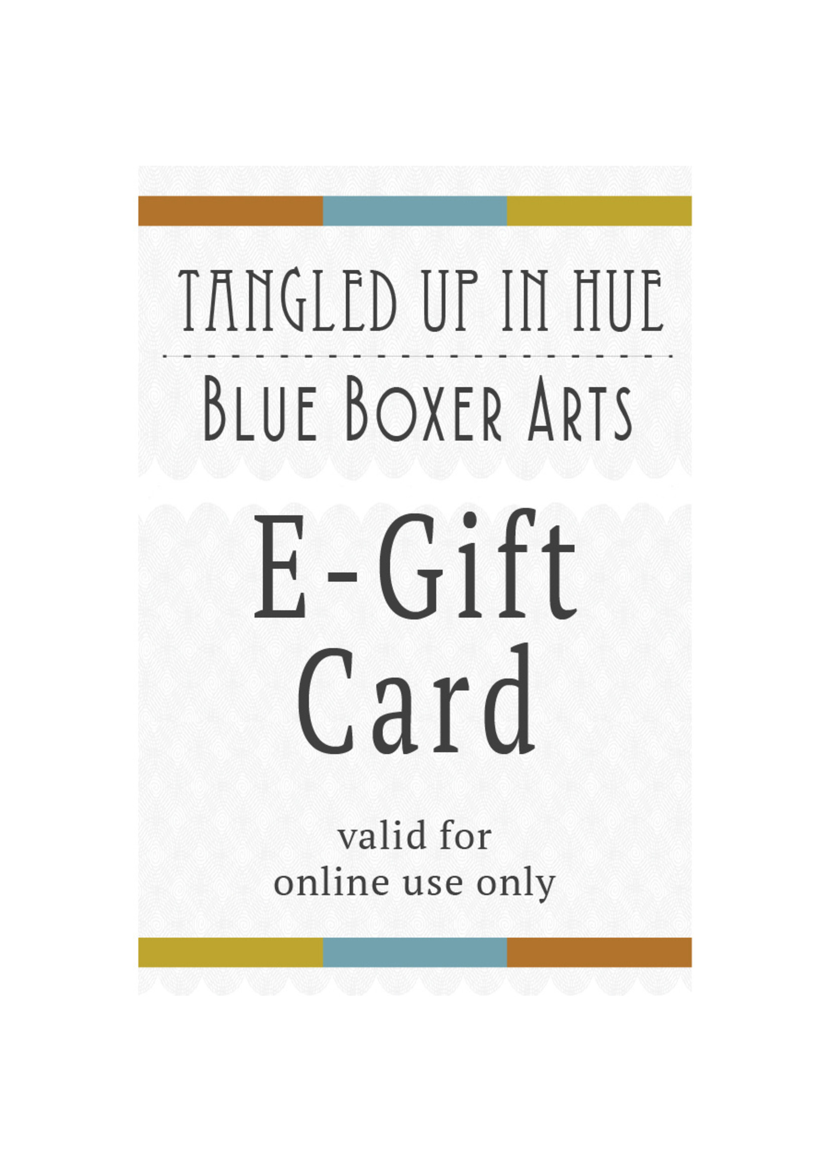 E Gift Card - for online use only