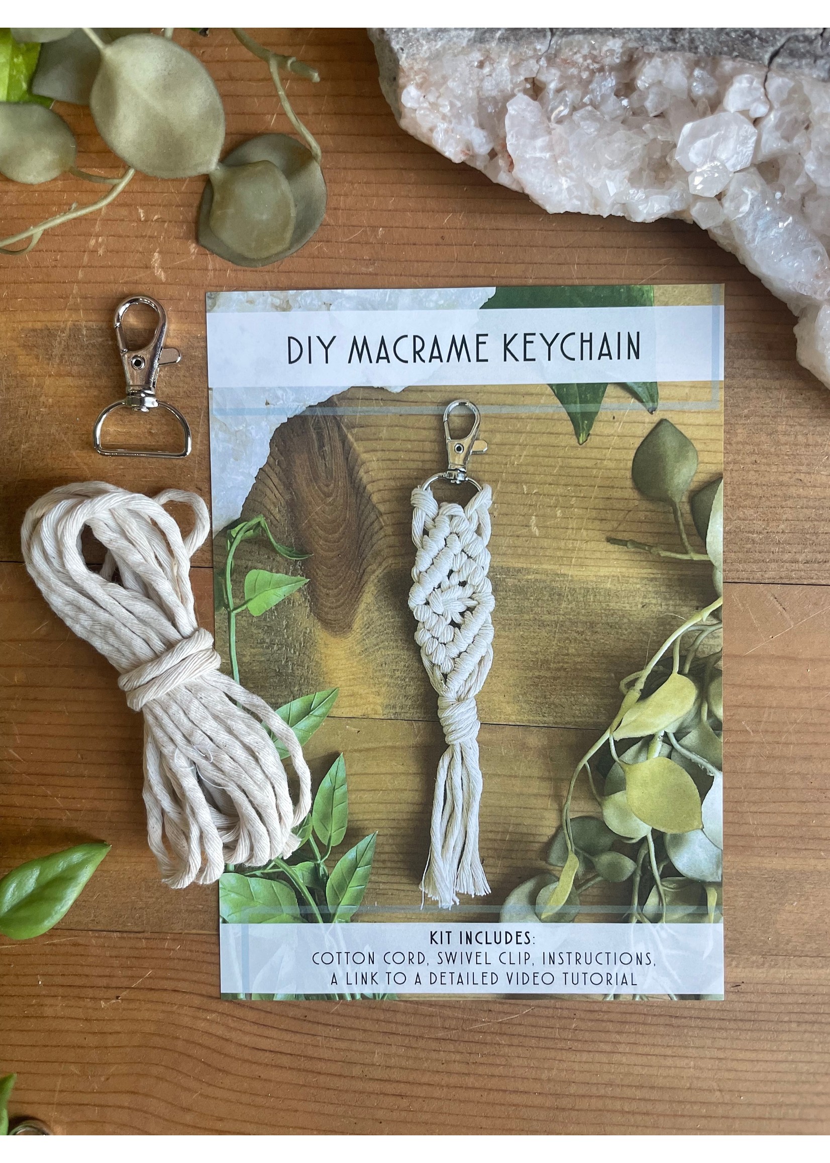 DIY Macrame Keychain Kit