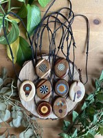 Wood Pendant Necklaces