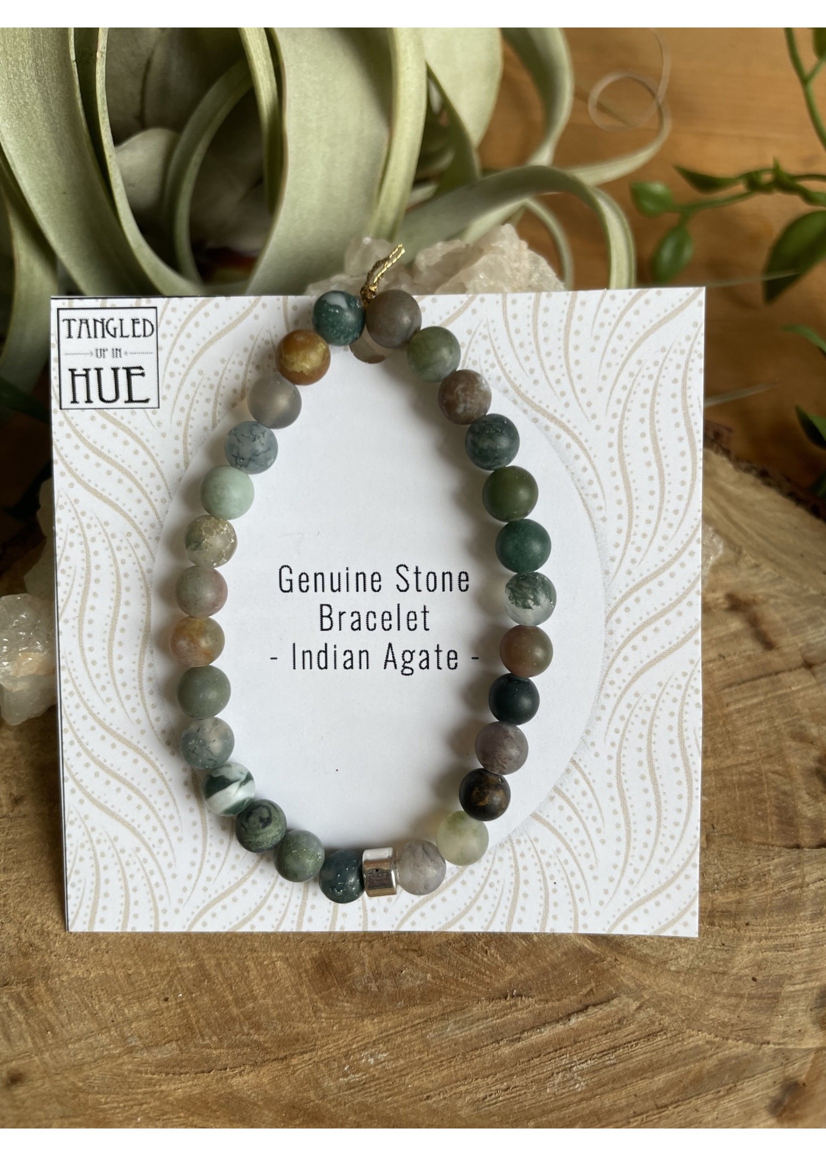 Tangled Up In Hue Stone Stretch Bracelet