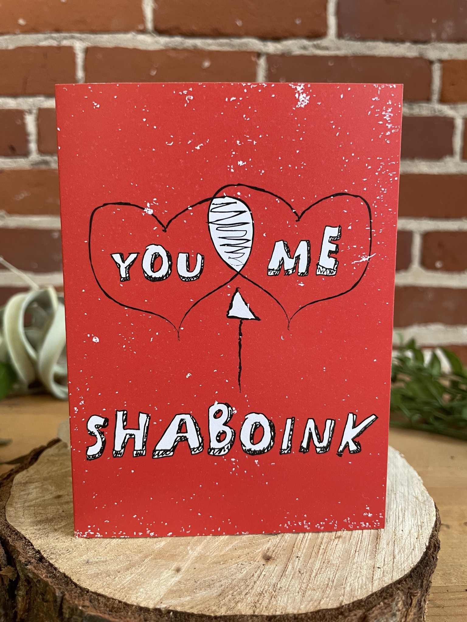 Greeting Card Shaboink Tangled Up In Hue