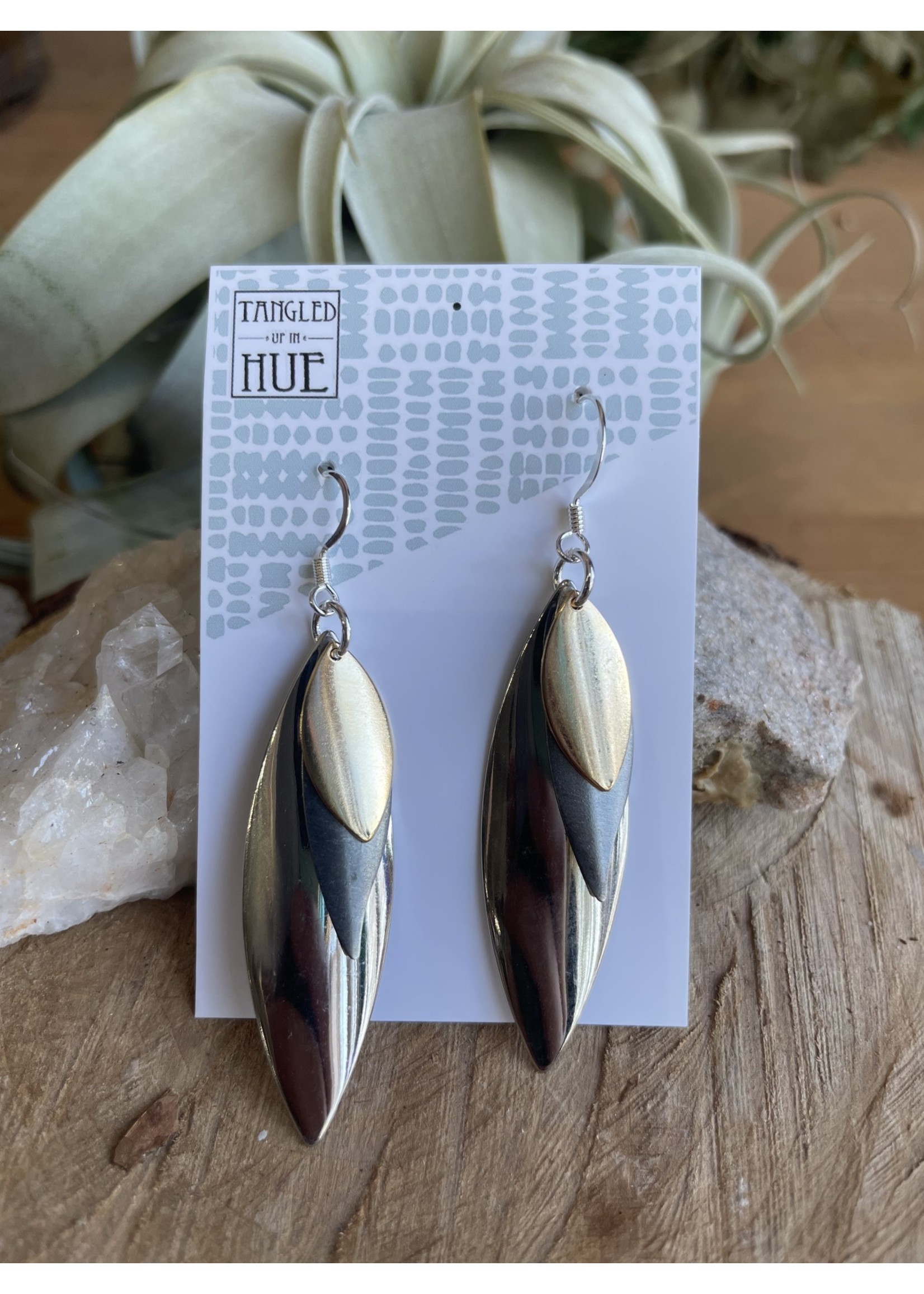 Tangled Up In Hue Metal Component Earrings