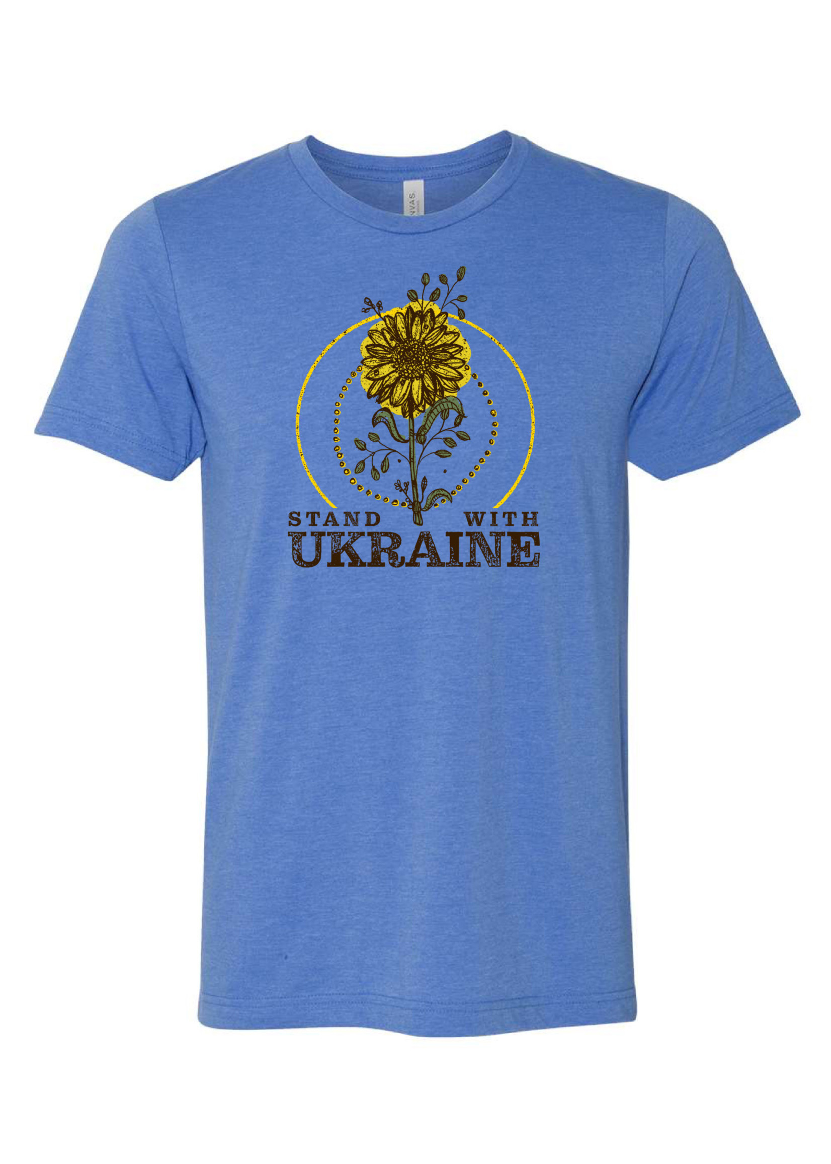 Tangled Up In Hue Stand with Ukraine T-Shirt