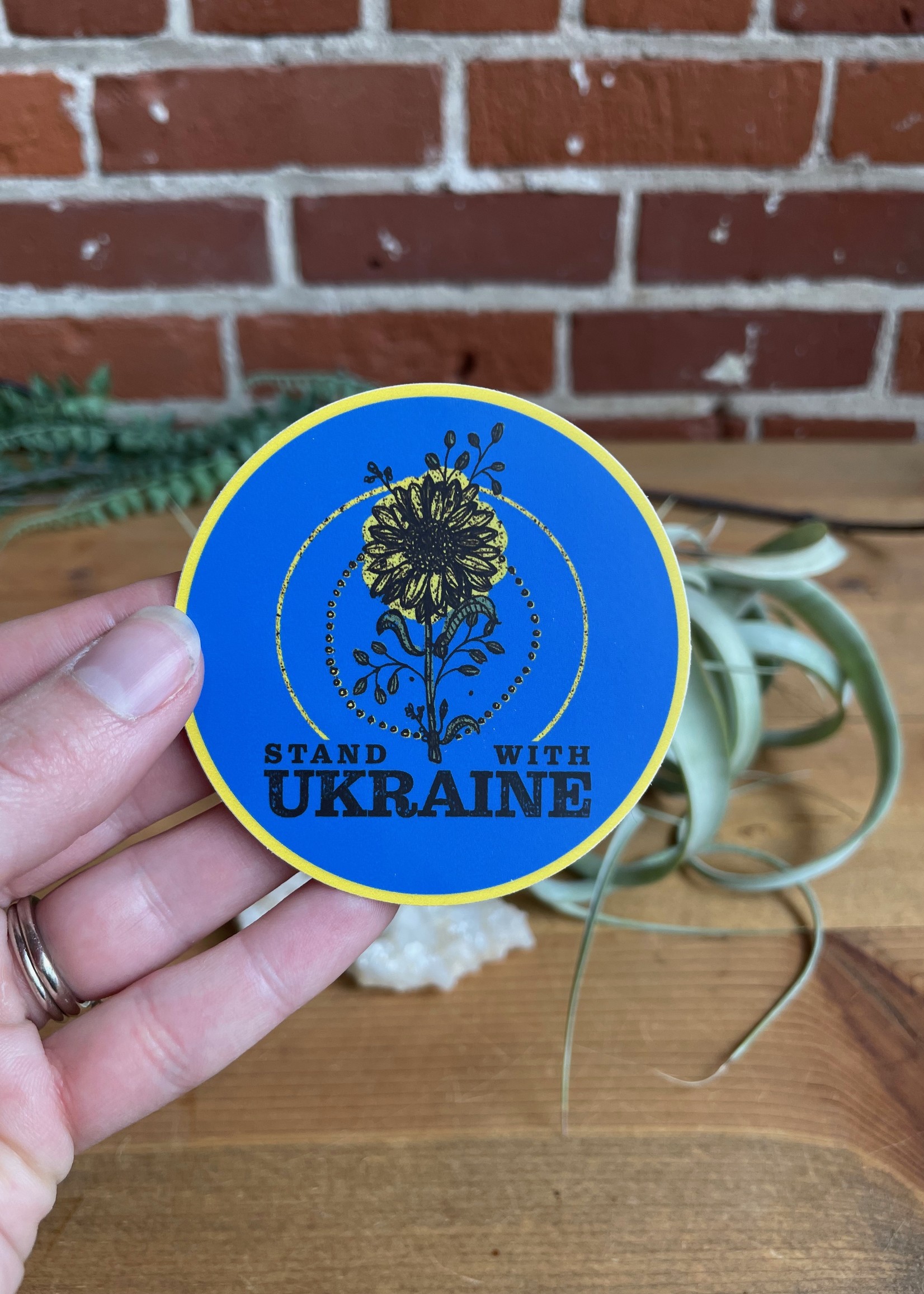 Sticker- Stand with Ukraine