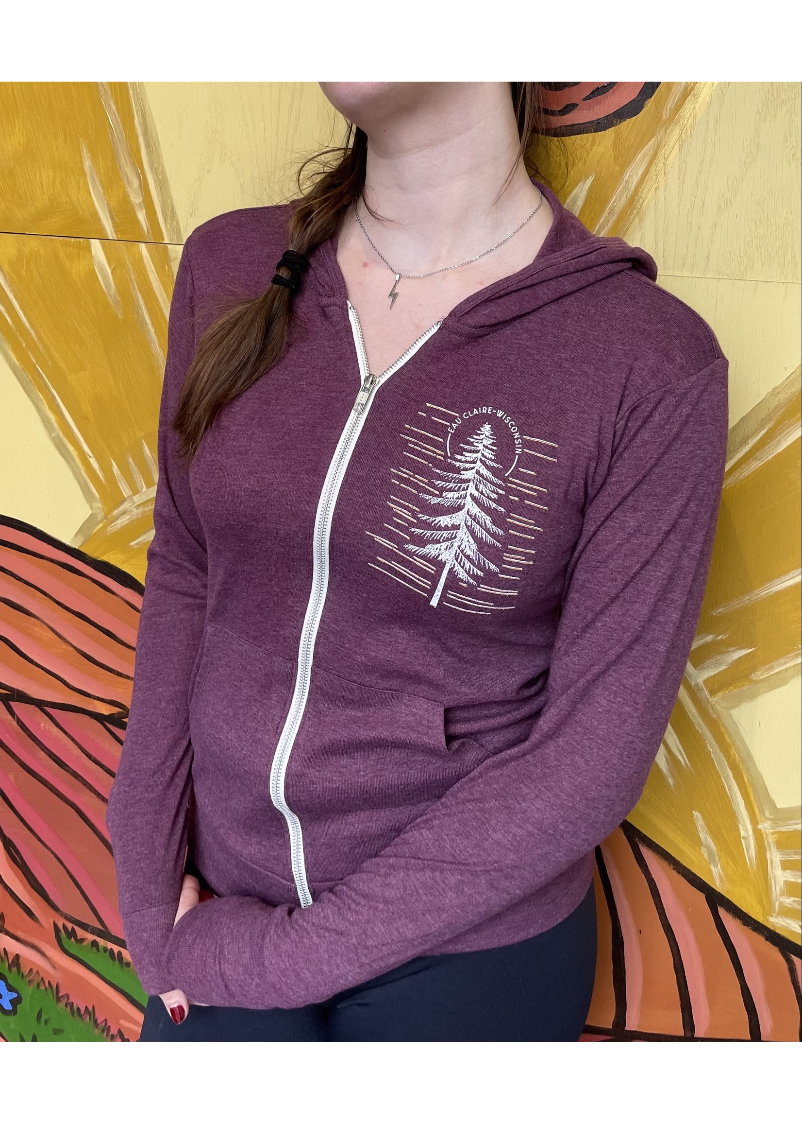 Tangled Up In Hue Eau Claire Pine - Lightweight Sweatshirt