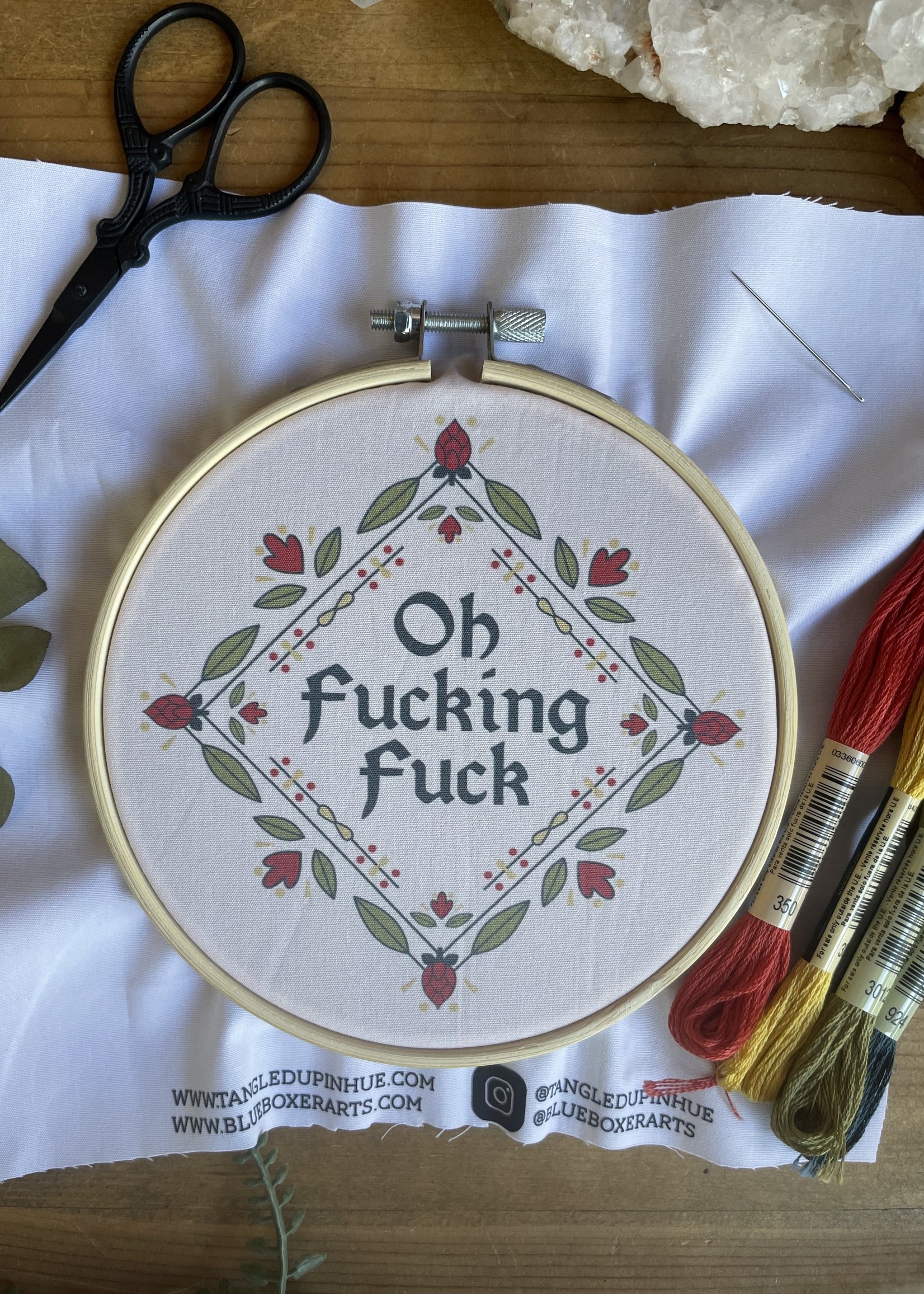 DIY Oh Fucking Fuck Stitch Kit
