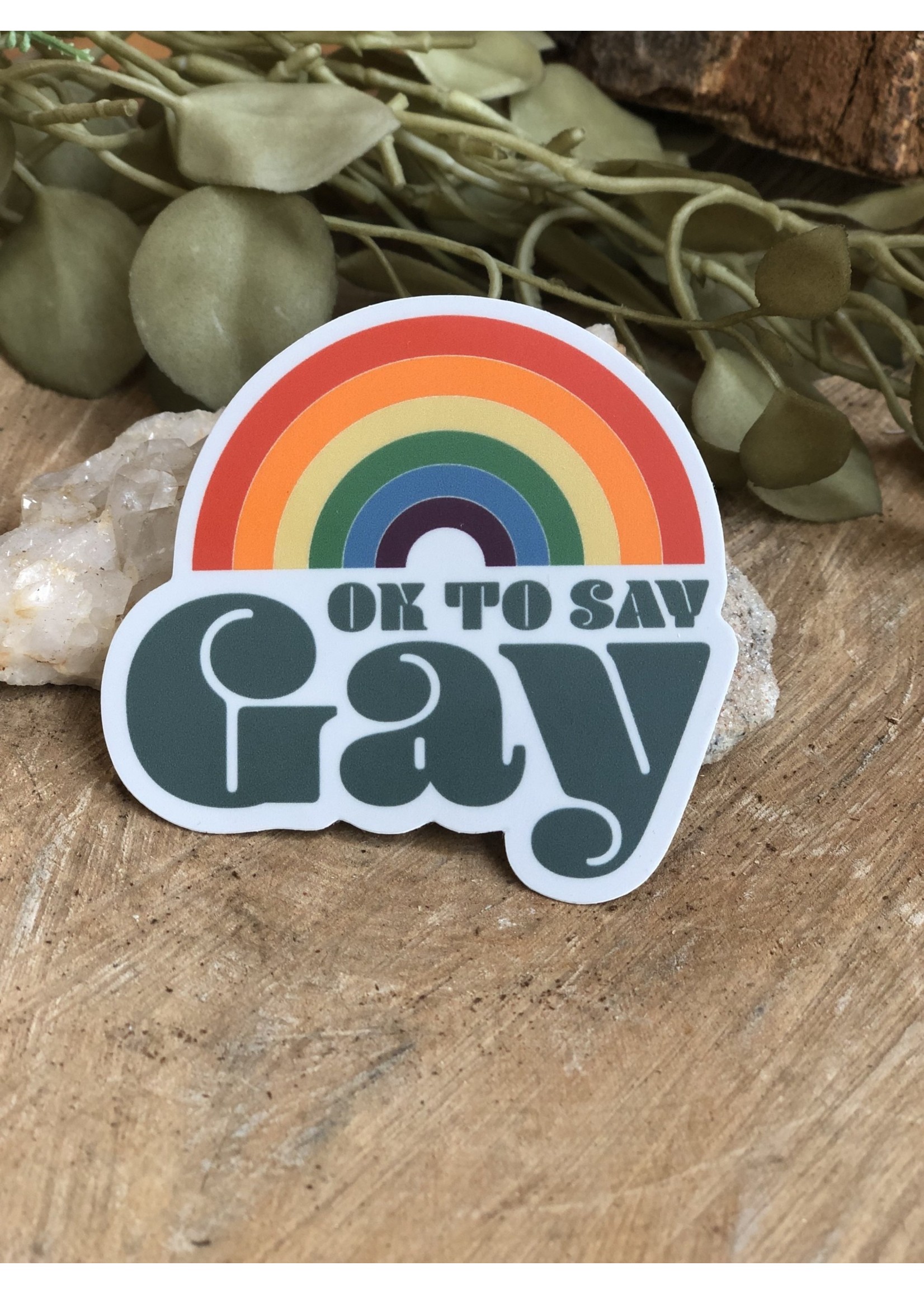 Tangled Up In Hue Sticker - Okay To Say Gay
