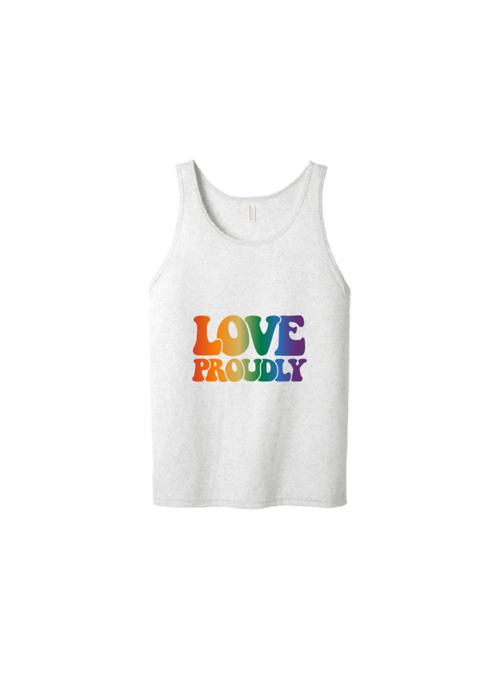 Tangled Up In Hue Love Proudly - Unisex Tank Top
