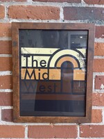 Tangled Up In Hue No Boundaries - Framed Mid West Silo - Black