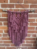 No Boundaries - The Linda Macrame Wall Hanging - Rouge