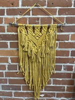 No Boundaries - The Linda Macrame Wall Hanging - Mustard