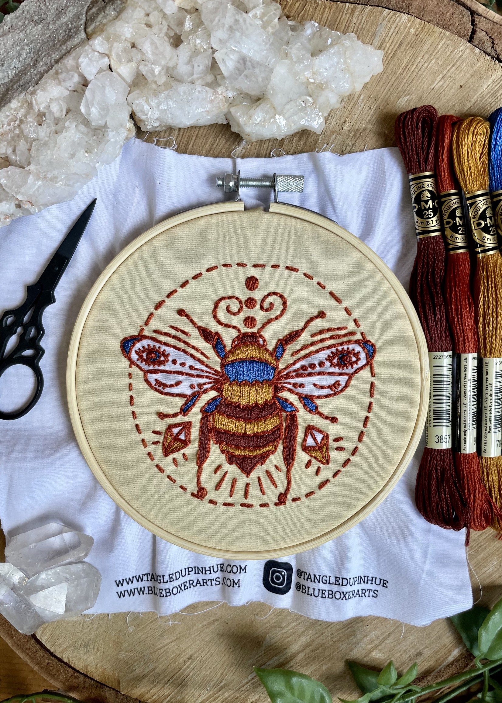 DIY Eyes Wide Bee Stitch Kit