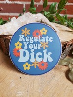Tangled Up In Hue Sticker - Regulate Your Dick