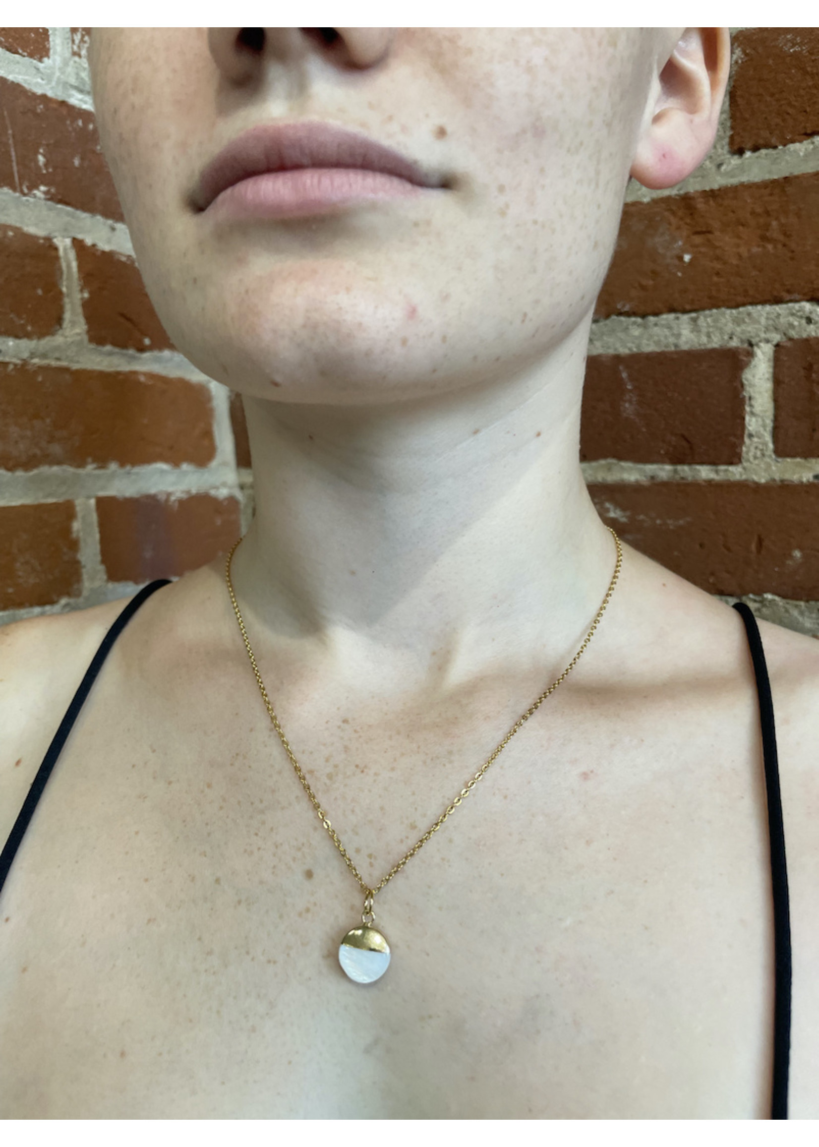 Tangled Up In Hue Freshwater Shell Necklace