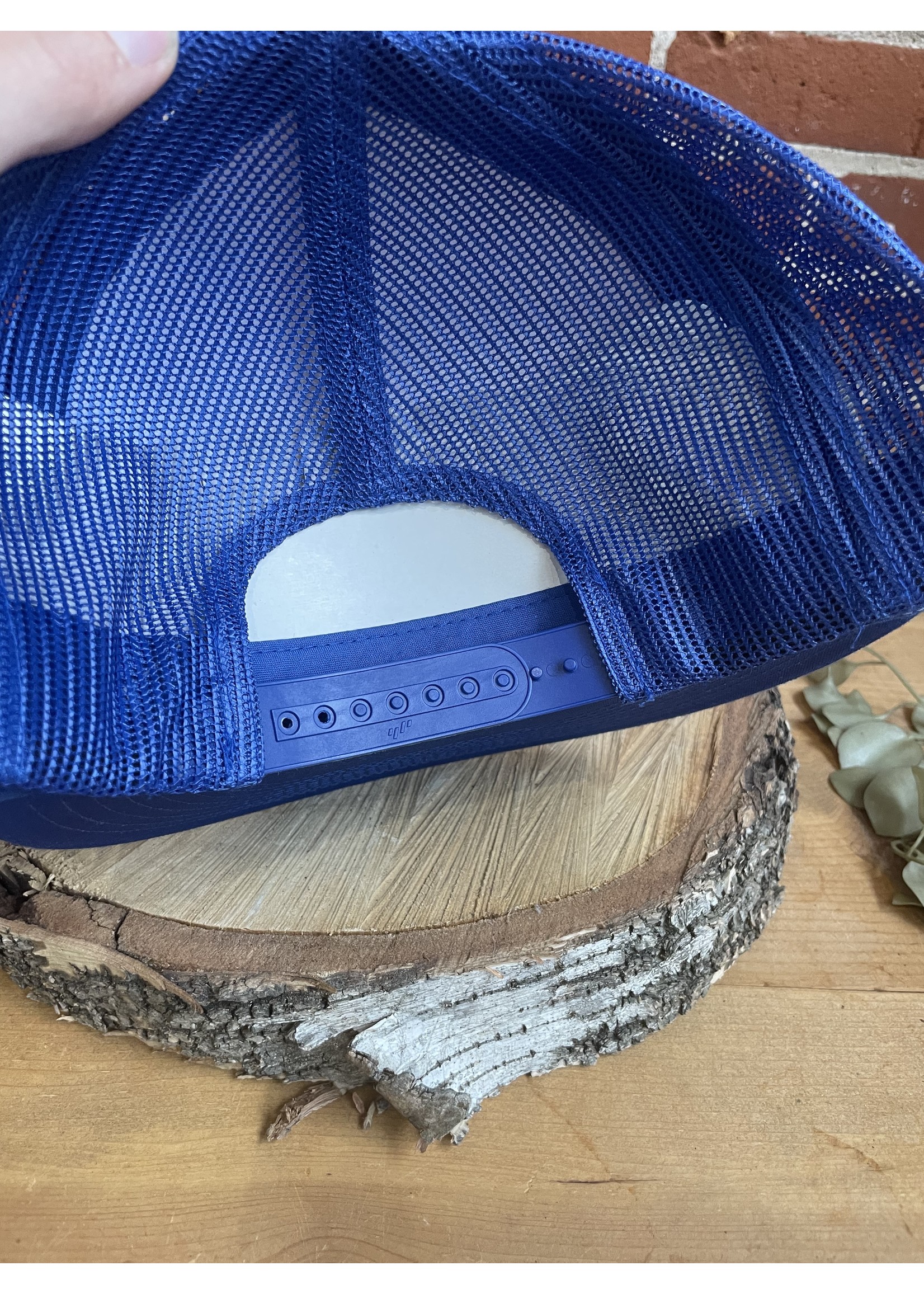 Hat Flat Bill Fish Blue Tangled Up In Hue