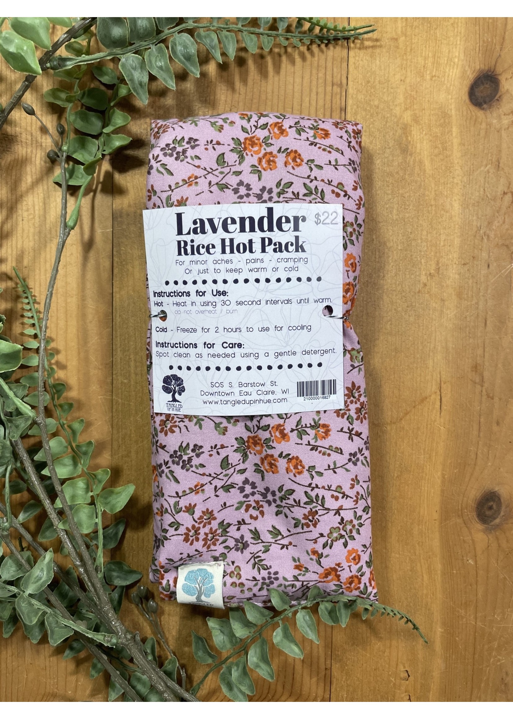 Lavender Rice Hot Pack