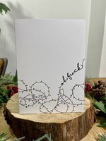 Tangled Up In Hue Greeting Card - Oh Fuck - Christmas Lights