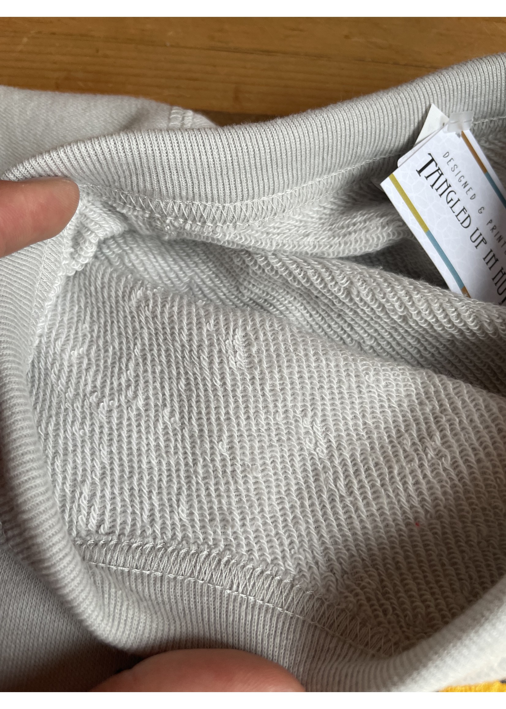 Tangled Up In Hue Wholesale Wisconsin Birch Adult Crewneck Sweatshirt