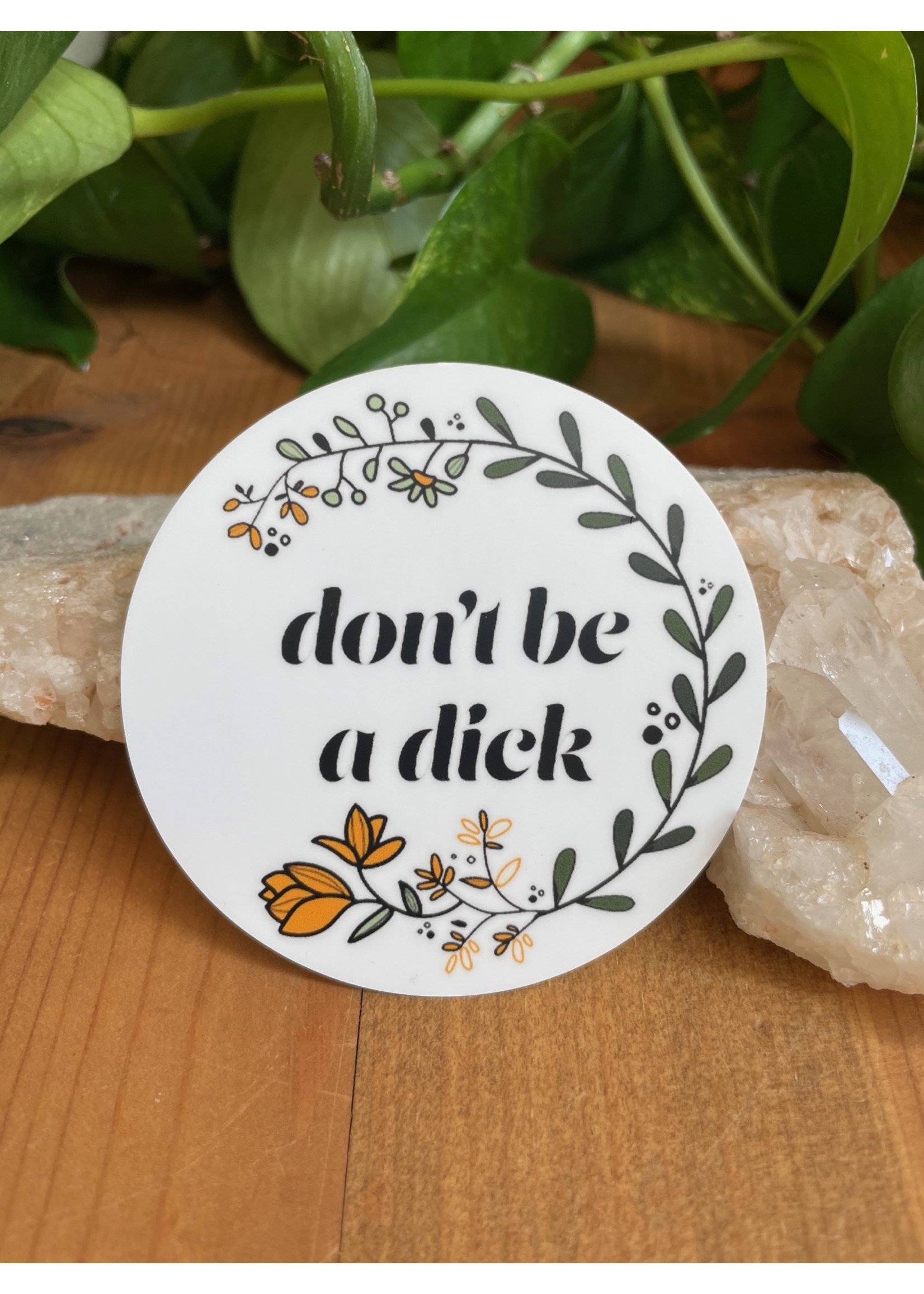 Tangled Up In Hue Wholesale Sticker- Don't Be a Dick