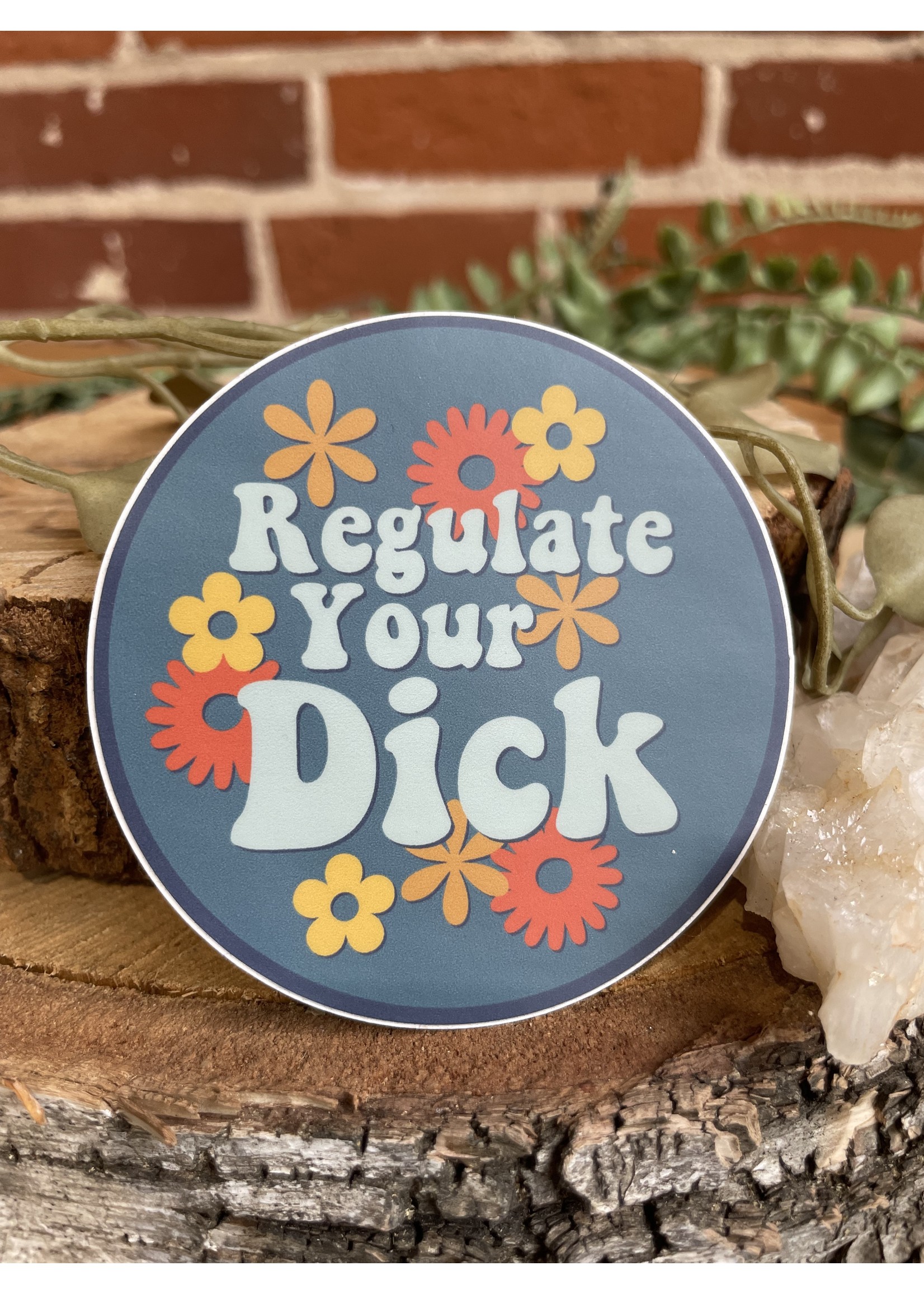 Tangled Up In Hue Wholesale Sticker - Regulate Your Dick