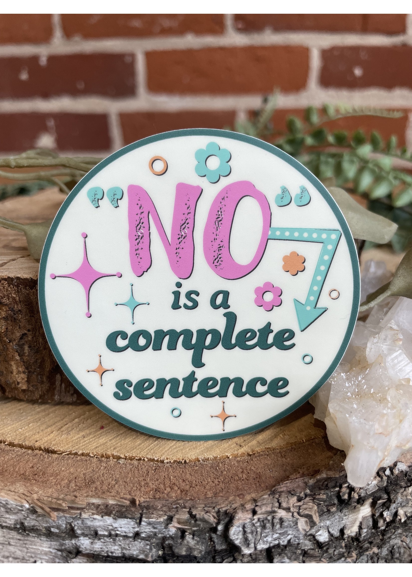Tangled Up In Hue Wholesale Sticker - No is a Complete Sentence