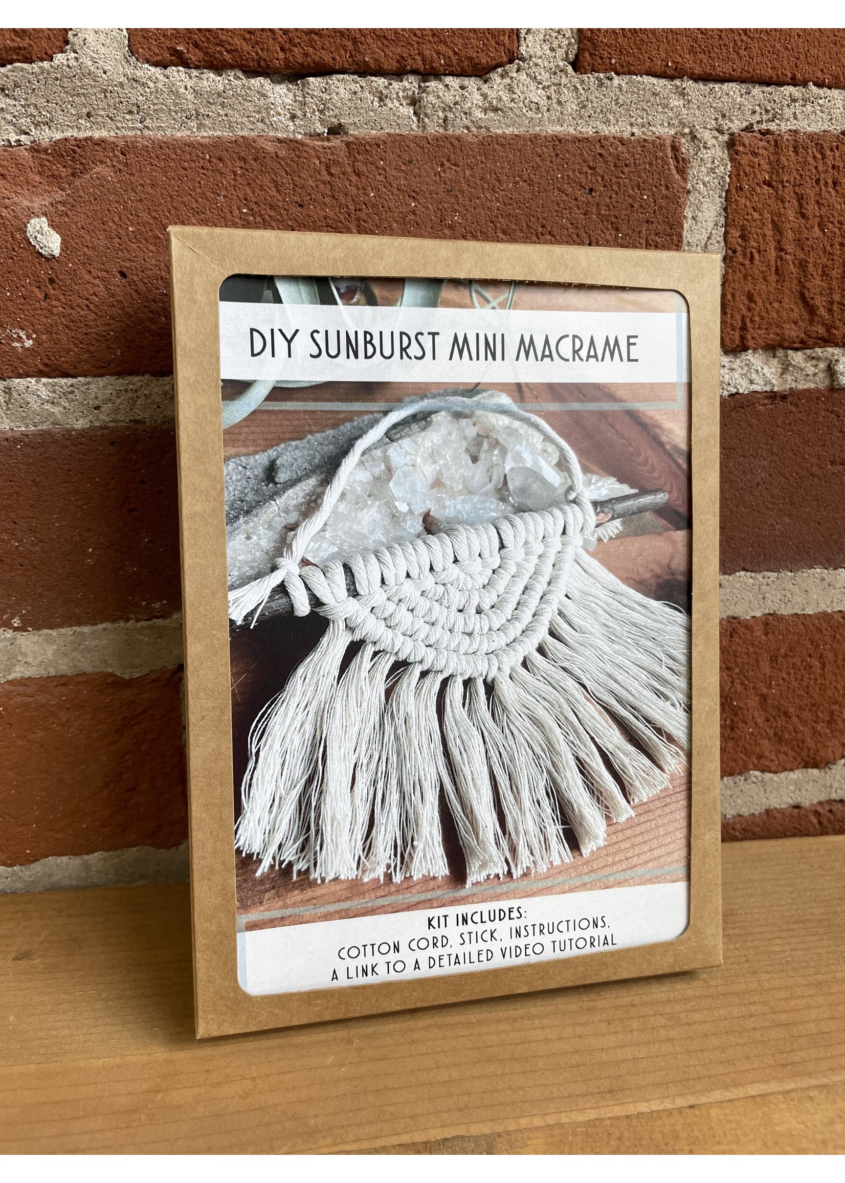 Wholesale DIY Sunburst Mini Macrame Kit