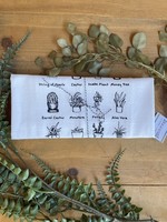 Tangled Up In Hue Wholesale Screen Printed Dish Towel - Houseplant Lover