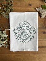 Tangled Up In Hue Wholesale Screen Printed Dish Towel Eyes Wide Beetle