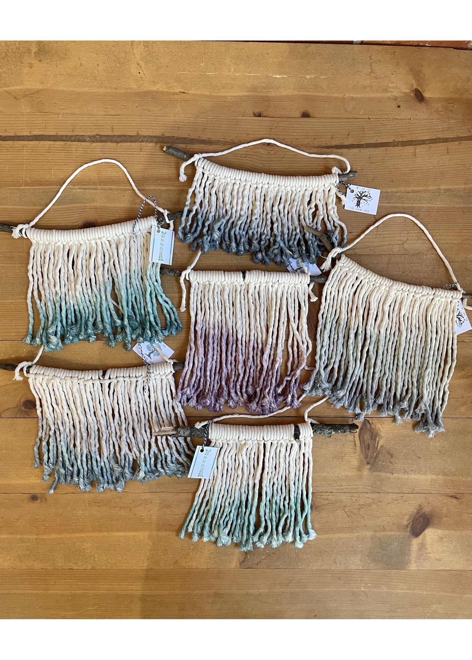 Tangled Up In Hue Wholesale Dip-Dyed Macrame Wall Hangings