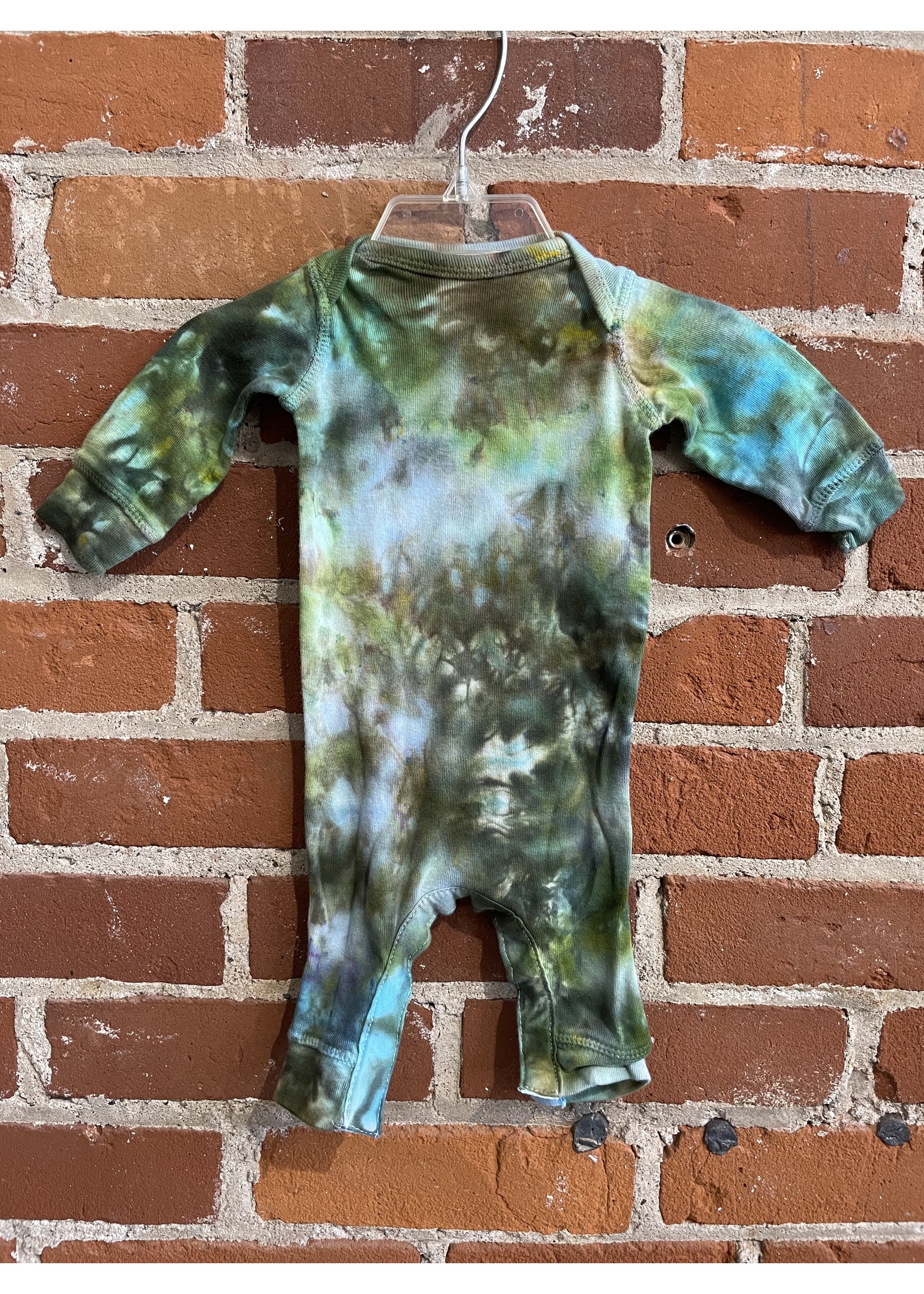 Tangled Up In Hue Wholesale Ice Dyed Infant Long Legged Baby Rib Bodysuit
