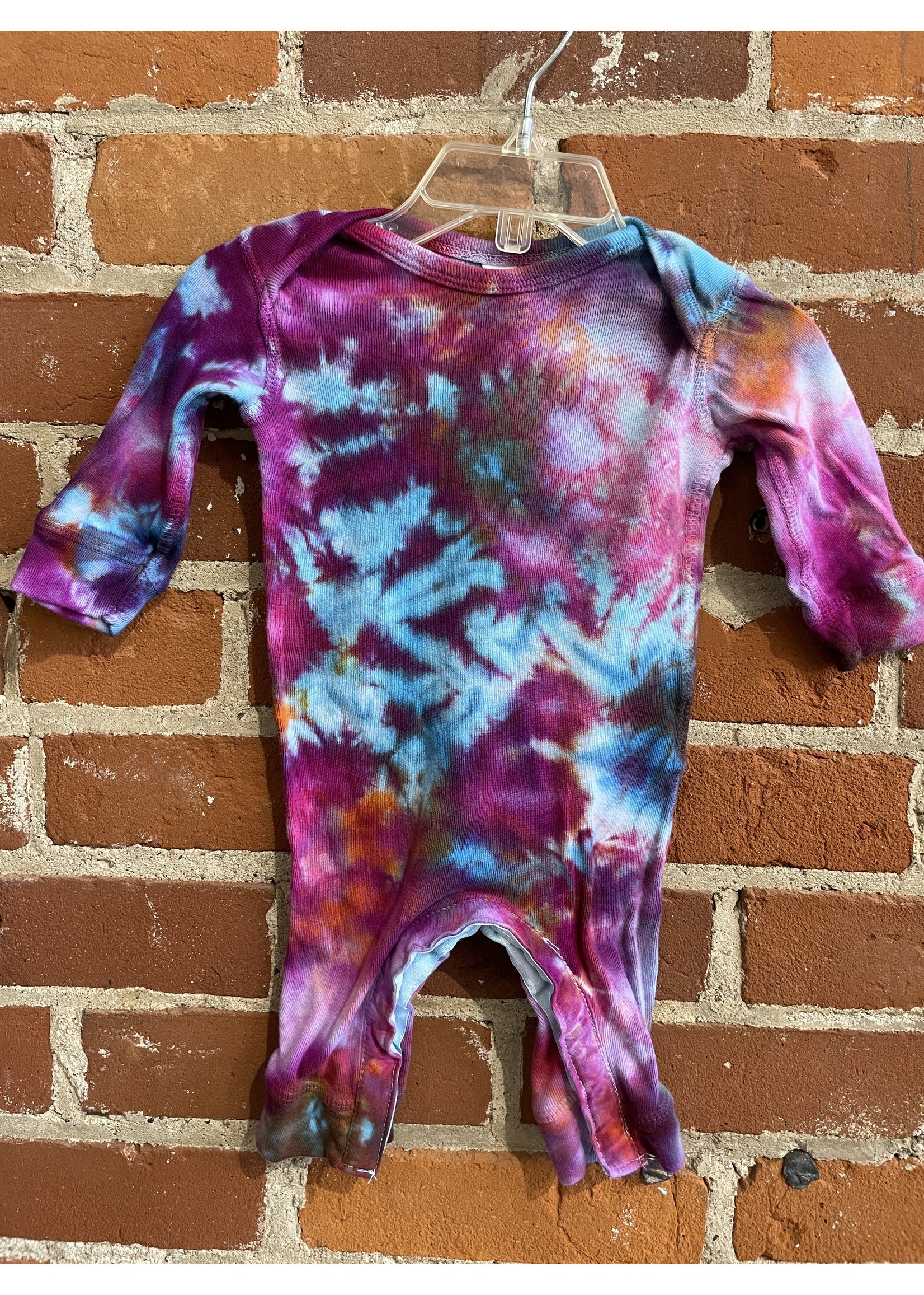 Tangled Up In Hue Wholesale Ice Dyed Infant Long Legged Baby Rib Bodysuit
