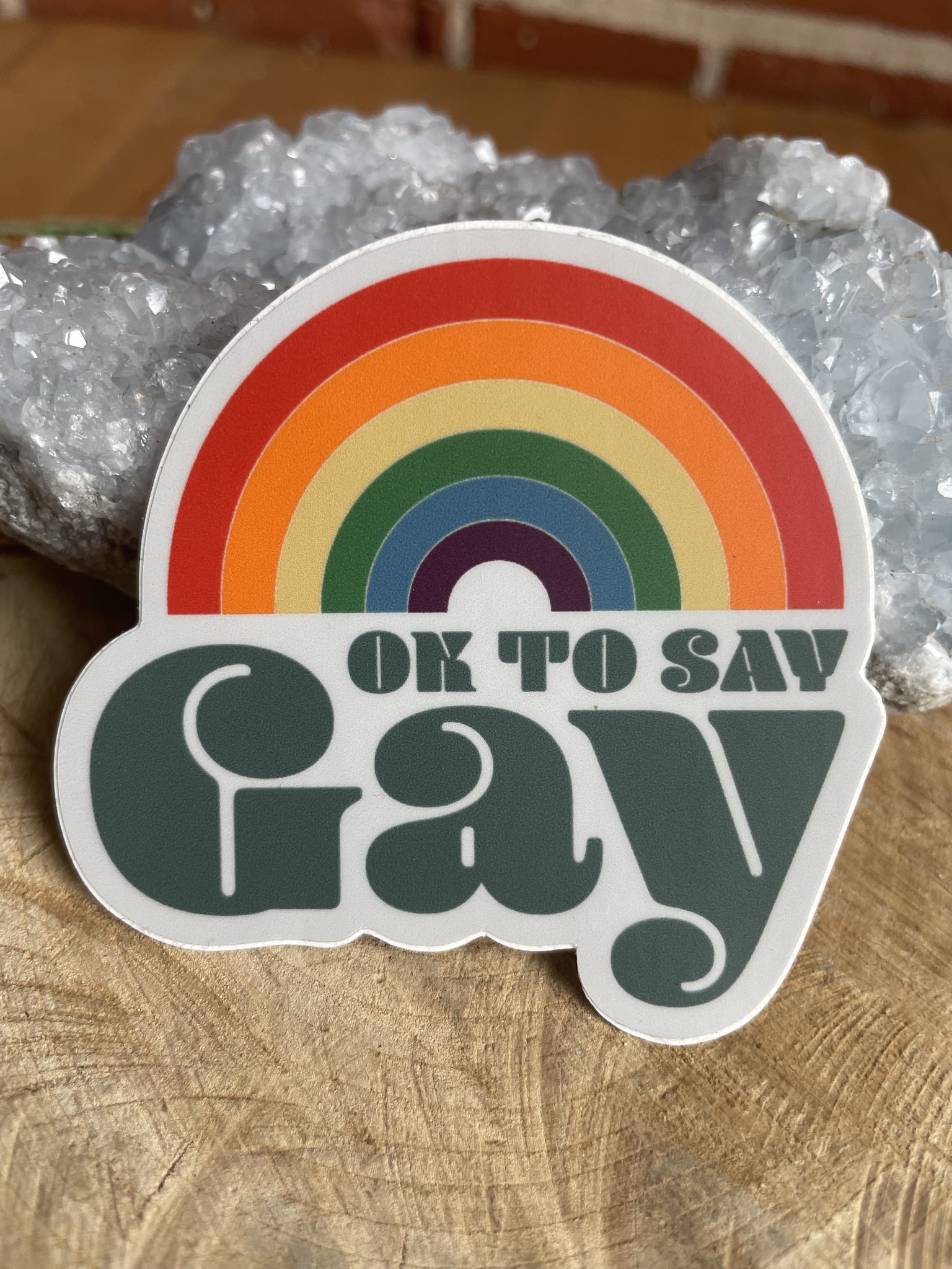 Wholesale Sticker - Okay To Say Gay - Tangled Up In Hue