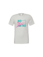 Tangled Up In Hue No Means No Adult T-Shirt