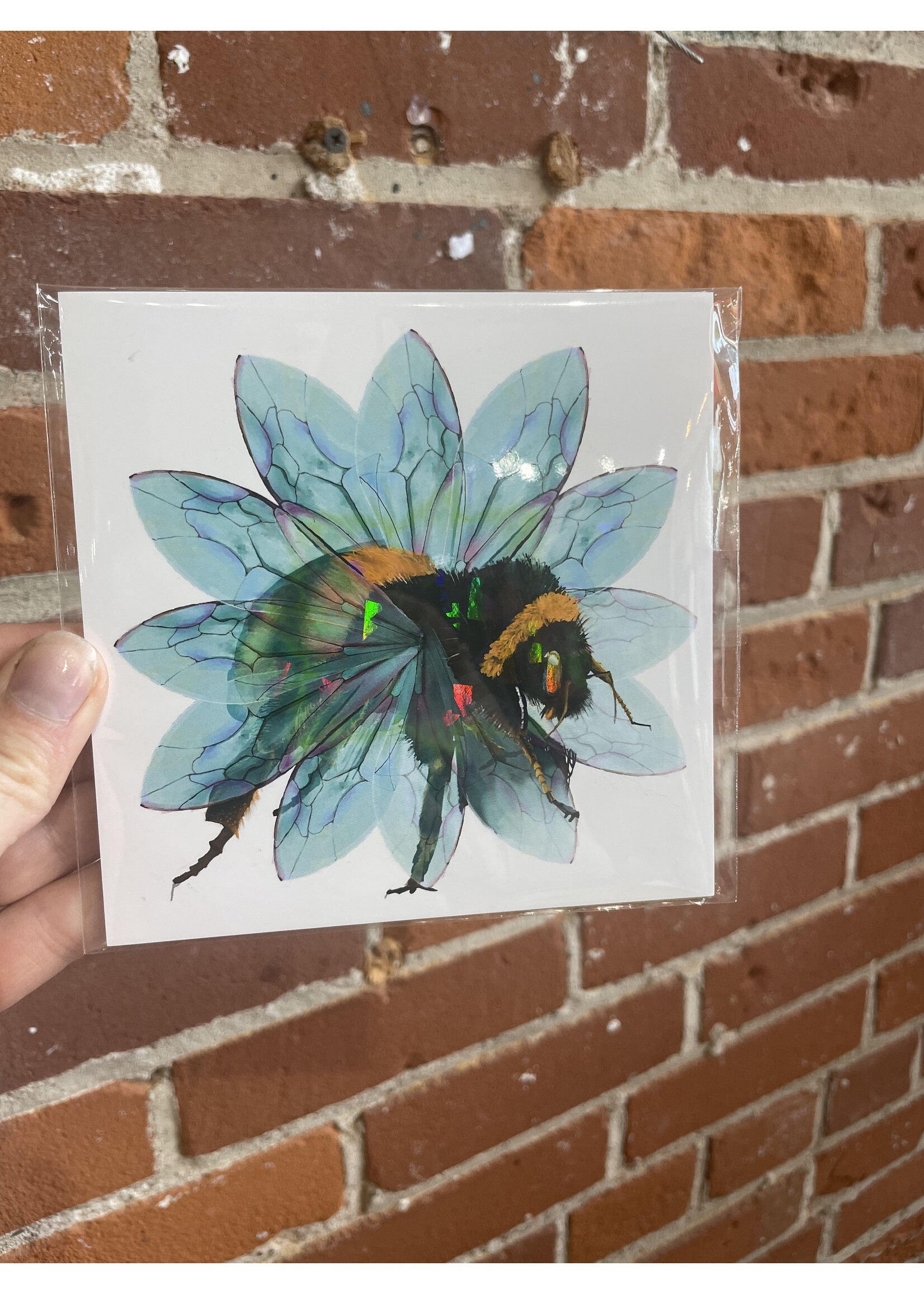 Signum Somnia Holographic Print Bee in the Flower