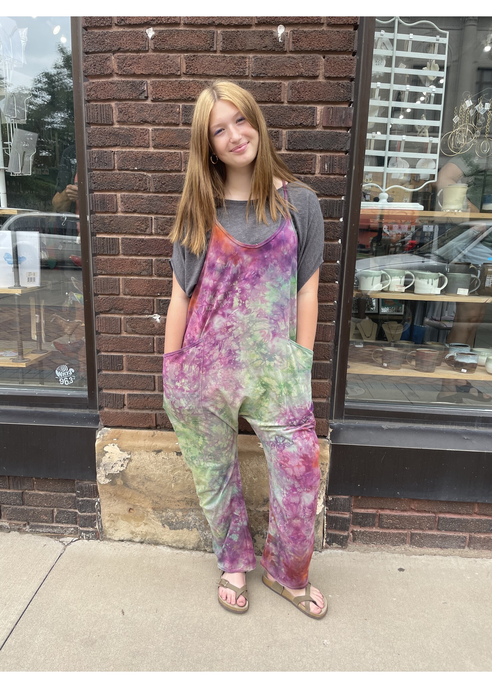 Tangled Up In Hue Ice Dyed Jumpsuit